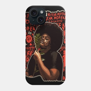 No Fear Afro Strong Woman Phone Case