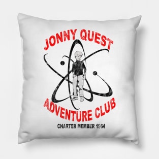 Jonny Quest Adventure Club 1964 - weathered Pillow