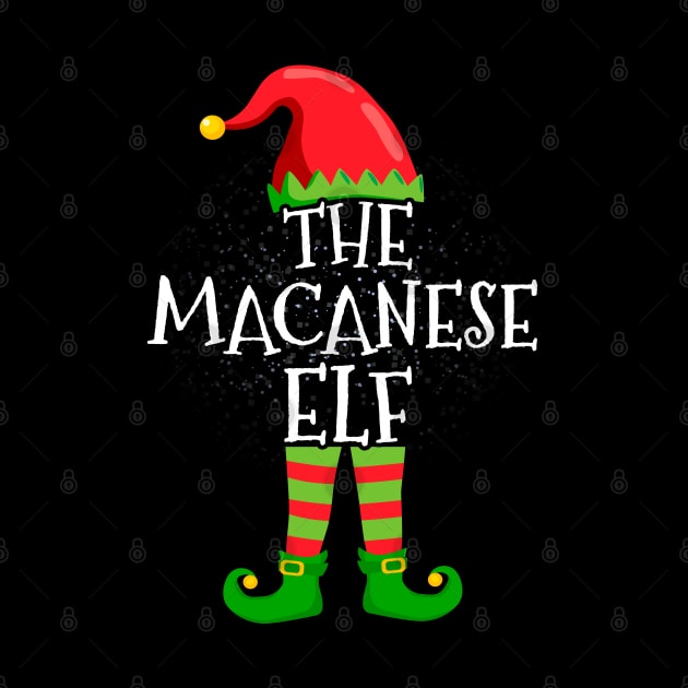 Macanese Elf Family Matching Christmas Group Funny Gift by silvercoin