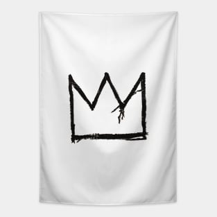 Crown Basquiat style Tapestry