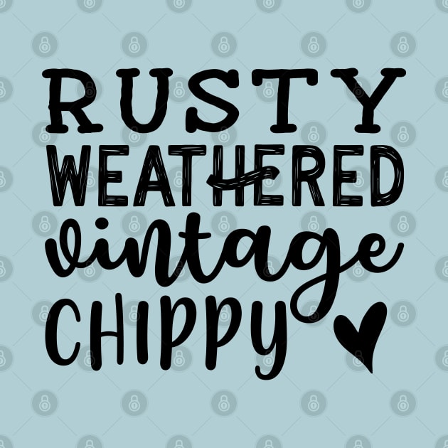 Rusty Weathered Vintage Chippy Antique Thrifting Cute by GlimmerDesigns