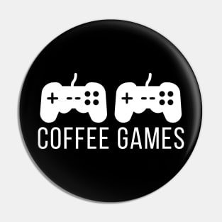 Coffee Games Pin