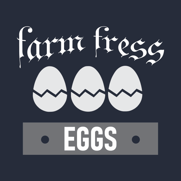 farm fress eggs by CreativeIkbar Prints