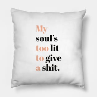 inspirational quote Pillow