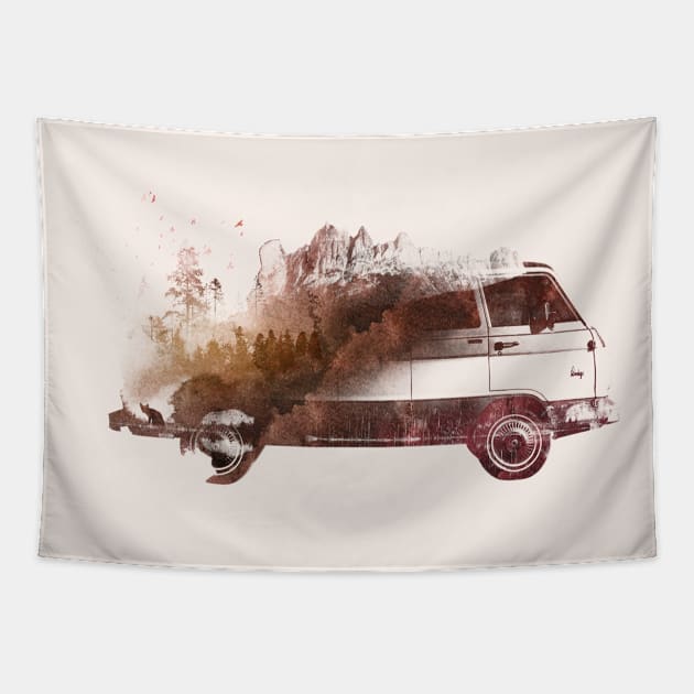 Drive Me Back Home Tapestry by astronaut