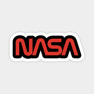 NASA Worm Logo Magnet