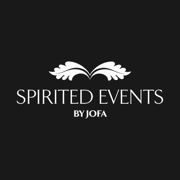 White SEBJ Logo by Spirited Events by Jofa