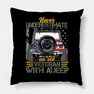 Jeep Grandpa Pillow