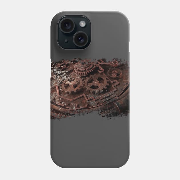 STEAMPUNK DIESELPUNK MECHANICS Phone Case by Progmetall