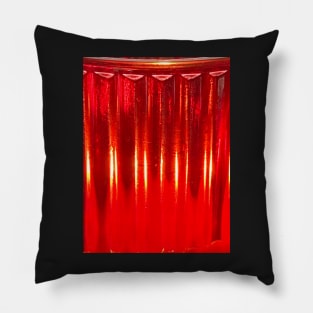 Red Wave Pillow