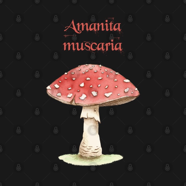 amanita muscaria - fly agaric by svenj-creates