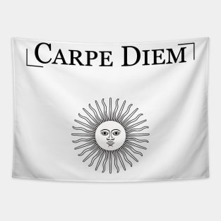 Carpe Diem Seize the day Tapestry