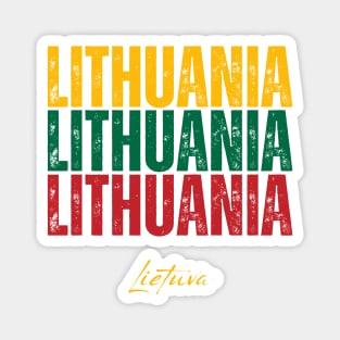Lithuania flag, lithuanian flag Magnet