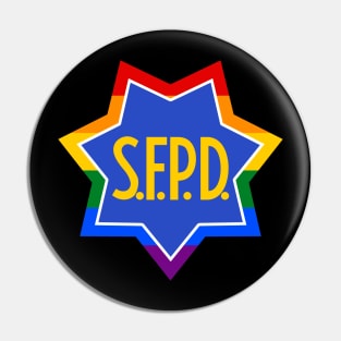 San Francisco Police Department Pride Logo Pin