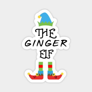 The Ginger Elf Matching Family Group Christmas Party Magnet