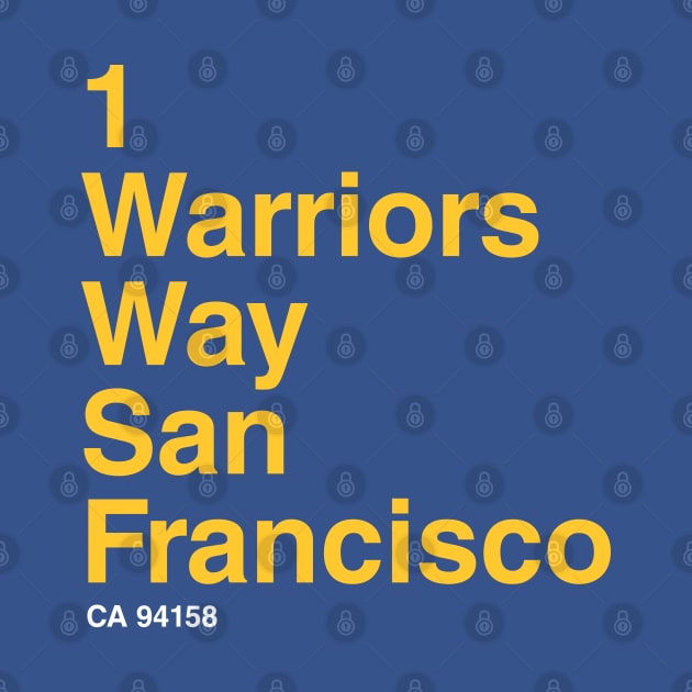 Golden State Warriors Basketball Arena by Venue Pin