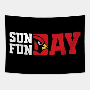 Arizona Cardinals Sunday Funday Tapestry