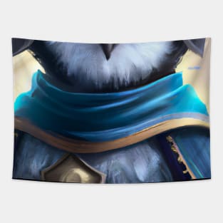 Knight Owl Tapestry