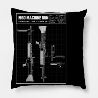 M60 MACHINE GUN Pillow