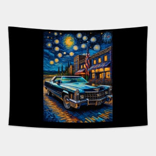 Eldorado on starry night Tapestry