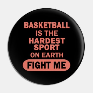 Basketball Men's Team Basket Pin