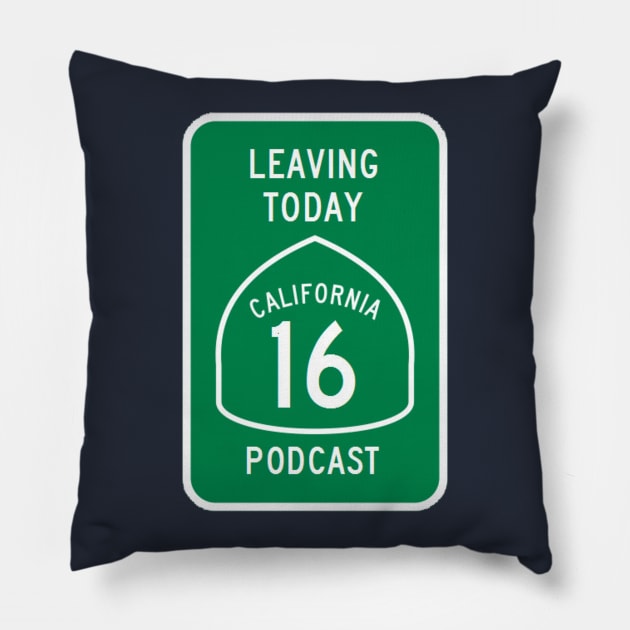 California Roads Pillow by leavingtodaypodcast