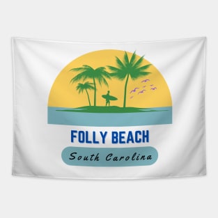 Folly Beach South Carolina Tapestry