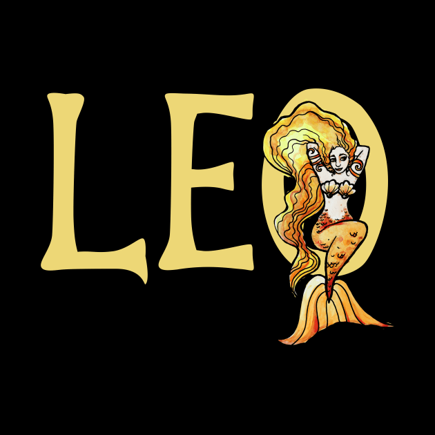 Leo mermaid by bubbsnugg