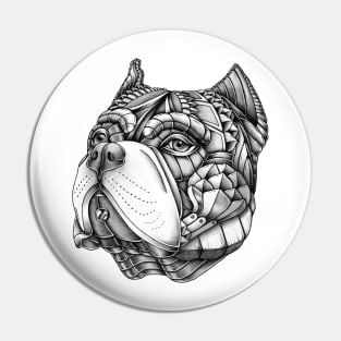 Ornate American Bully Pin