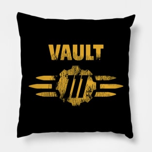 Worn Vault 111 Logo Pillow