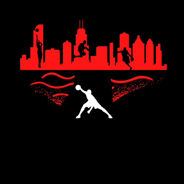 Chicago Illinois Basketball by Abide the Flow