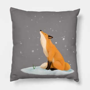 Winter Fox Pillow