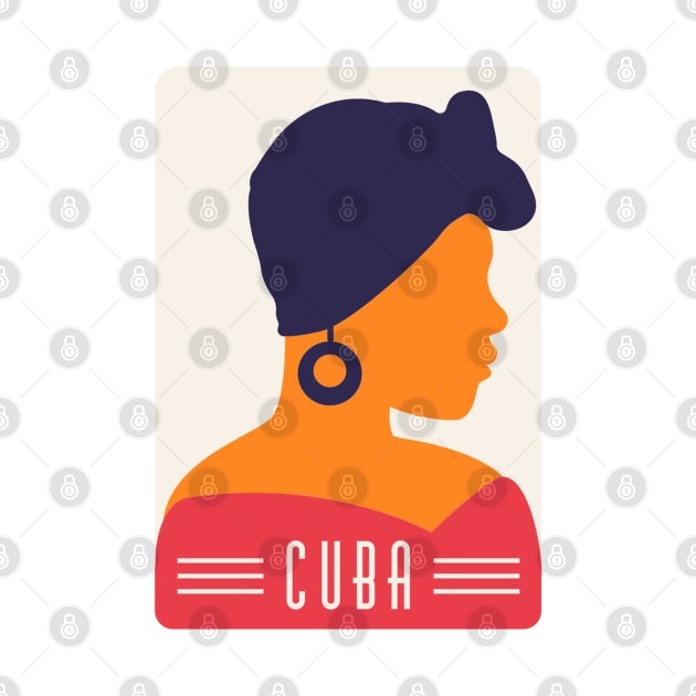 Lady Cuba Stamp by MajorCompany