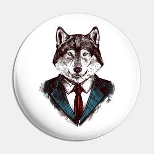 Wolf Formal Pin