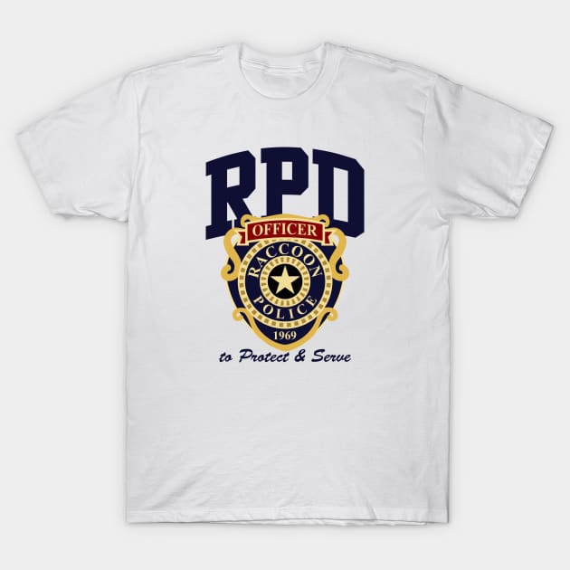 R.P.D to protect and Serve - Resident Evil 2 - T-Shirt | TeePublic
