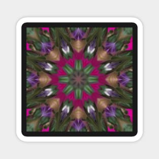 Unique Flower Kaleidoscope Magnet