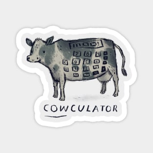 cowculator cow shirt Magnet