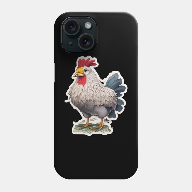 Plucky Chicken Phone Case by JennAshton