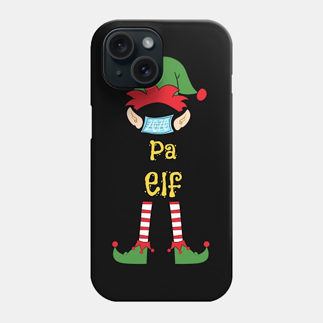 2020 Masked Christmas Elf Family Group Matching Shirts -  Pa Phone Case by Funkrafstik