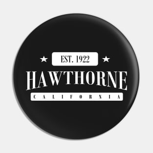 Hawthorne Est. 1922 (Standard White) Pin