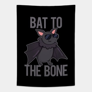 Bat To The Bone Cute Bat Pun Tapestry