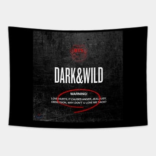 BTS: Dark and Wild Album Cover Tapestry