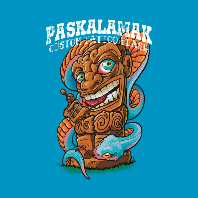 paskalamak tiki shirt by Paskalamak