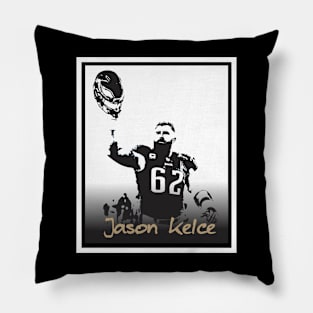 indiepop jason kelce Pillow