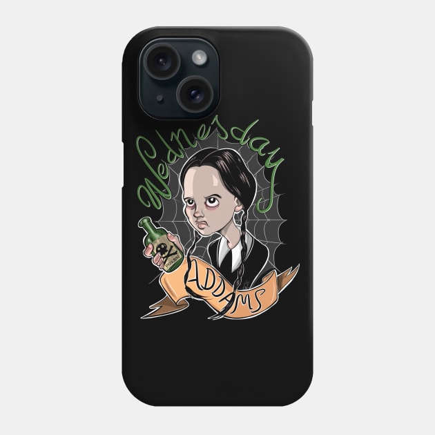 Wednesday Phone Case by sevencrow
