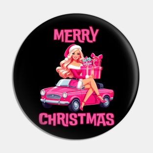 Barbie Christmas Pin