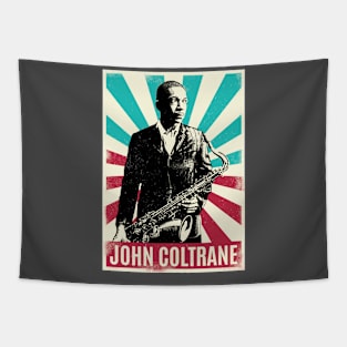 Vintage Retro John Coltrane Tapestry