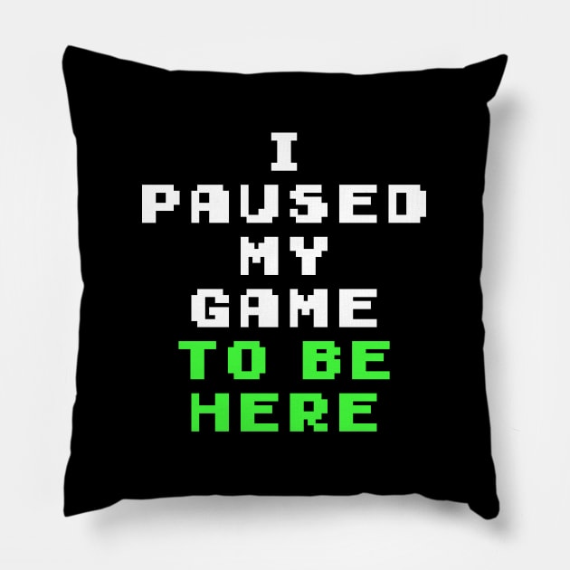 Funny gaming quote Pillow by Realfashion