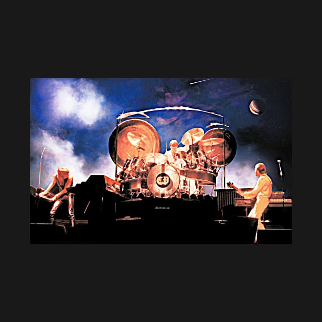 Emerson Lake & Palmer Print Progressive Rock Art Rock Keith Emerson Greg Lake Carl Palmer by ZiggyPrint