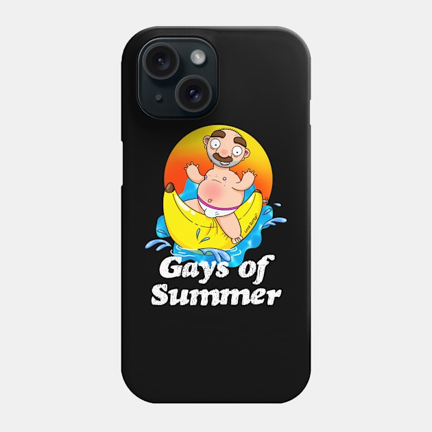 Gays of Summer Banana Phone Case by LoveBurty